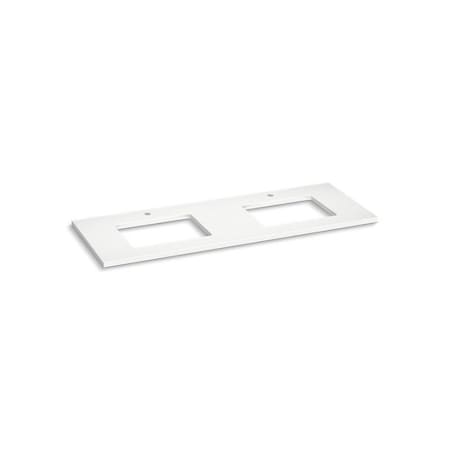 Kohler Quartz 61 Top W/ 2 Rect Um Cutout Ns 28258-MMW